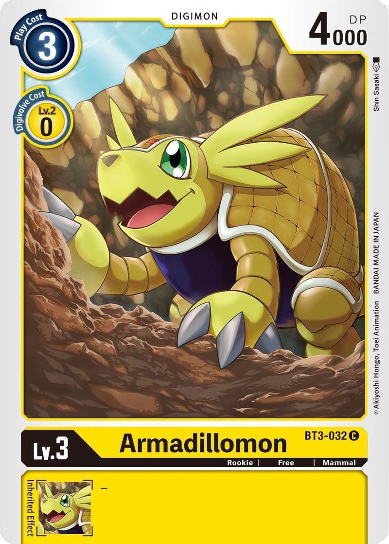 Image for Armadillomon - BT3-032 [Release Special Booster]