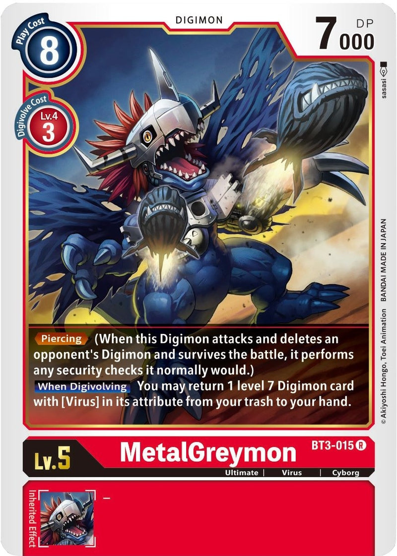 Image for MetalGreymon - BT3-015 [Release Special Booster]
