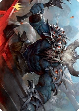 Frenzied Raider Art Card Gold Stamped Signature (34) [ASKHM]