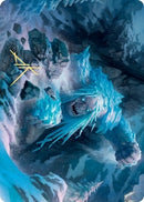Icehide Troll Art Card Gold Stamped Signature (46) [ASKHM]