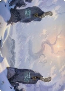 Snow Covered Plains 74 81 Art Card (74) [ASKHM]