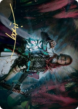 Tergrid God of Fright Art Card Gold Stamped Signature (27) [ASKHM]