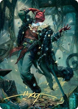 Tibalt Cosmic Impostor Art Card Gold Stamped Signature (67) [ASKHM]