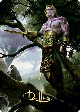 Tyvar Kell Art Card Gold Stamped Signature (53) [ASKHM]