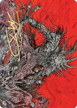 Varragoth Bloodsky Sire Art Card Gold Stamped Signature (78) [ASKHM]