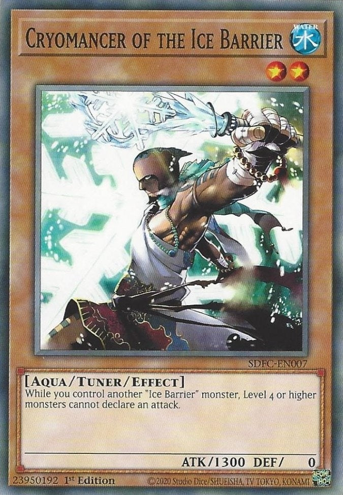 Cryomancer of the Ice Barrier (SDFC-EN007) [SDFC]