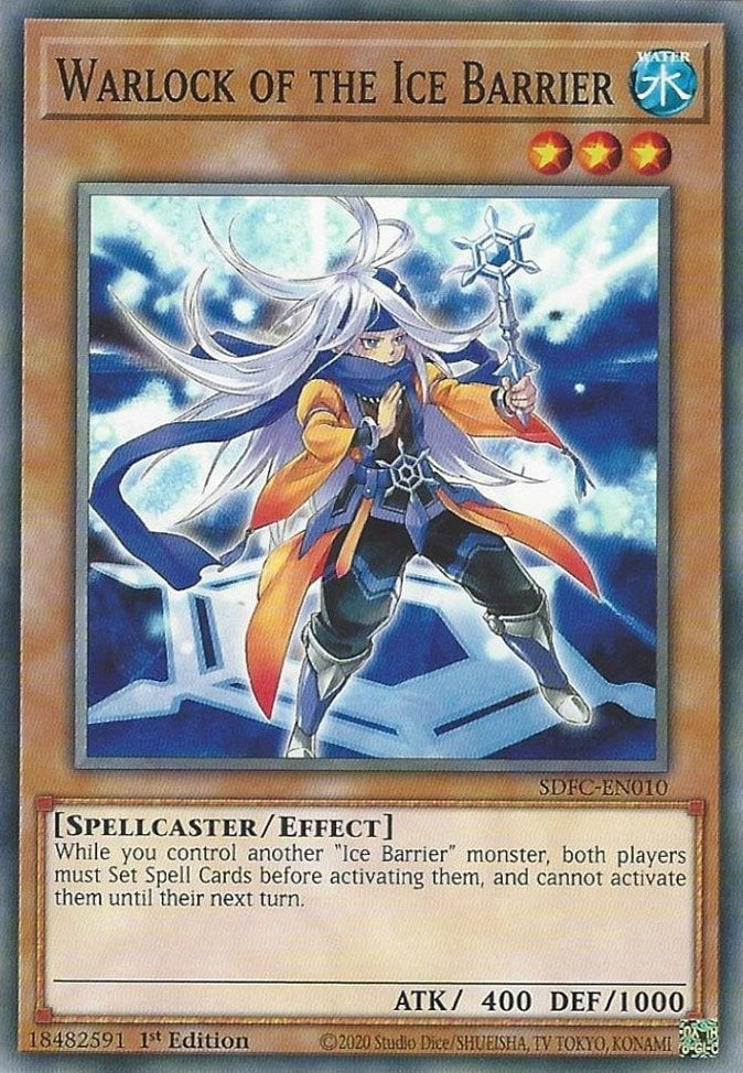 Warlock of the Ice Barrier (SDFC-EN010) [SDFC]