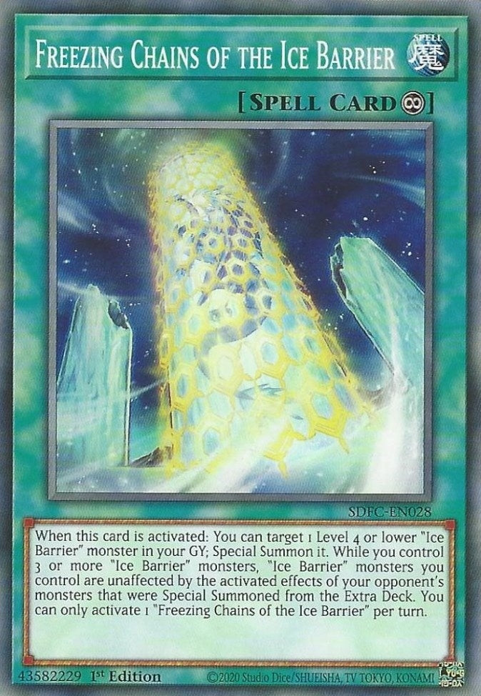 Freezing Chains of the Ice Barrier (SDFC-EN028) [SDFC]