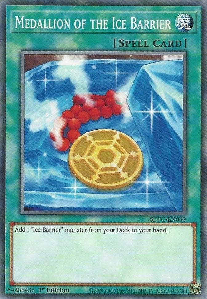 Medallion of the Ice Barrier (SDFC-EN030) [SDFC]