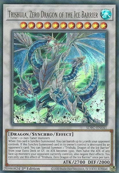 Trishula Zero Dragon of the Ice Barrier (SDFC-EN041) [SDFC]
