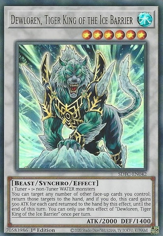 Dewloren Tiger King of the Ice Barrier (SDFC-EN042) [SDFC]
