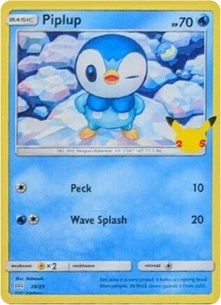 Piplup 20 25 (020/025) [MCD21]