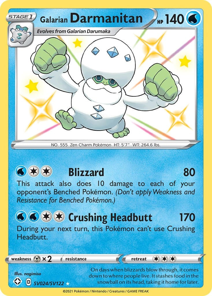 Galarian Darmanitan (SV024/SV122) [SHFSV]