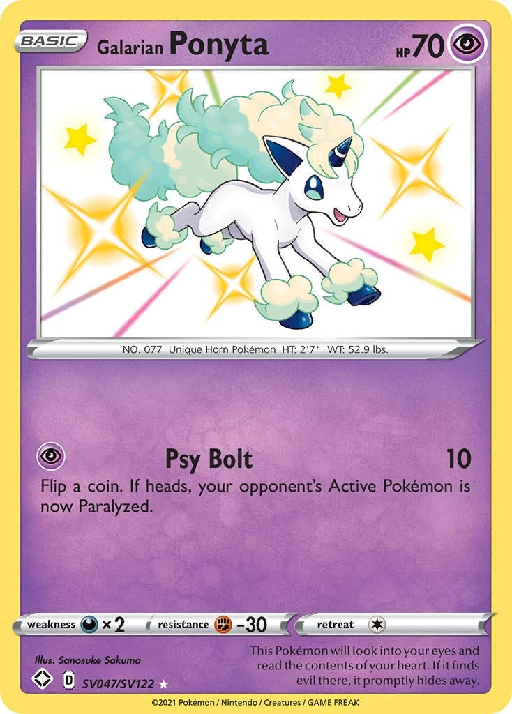 Galarian Ponyta (SV047/SV122) [SHFSV]