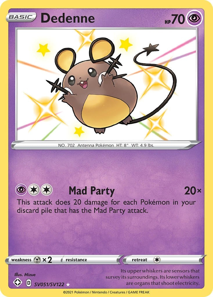 Dedenne (SV051/SV122) (Shining Fates: Shiny Vault)