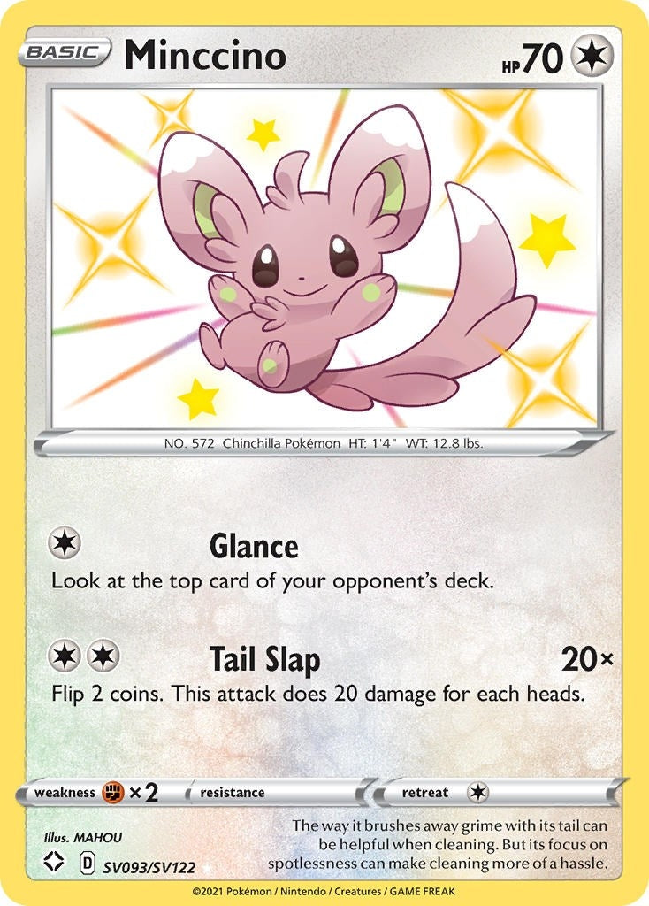 Minccino (SV093/SV122) (Shining Fates: Shiny Vault)