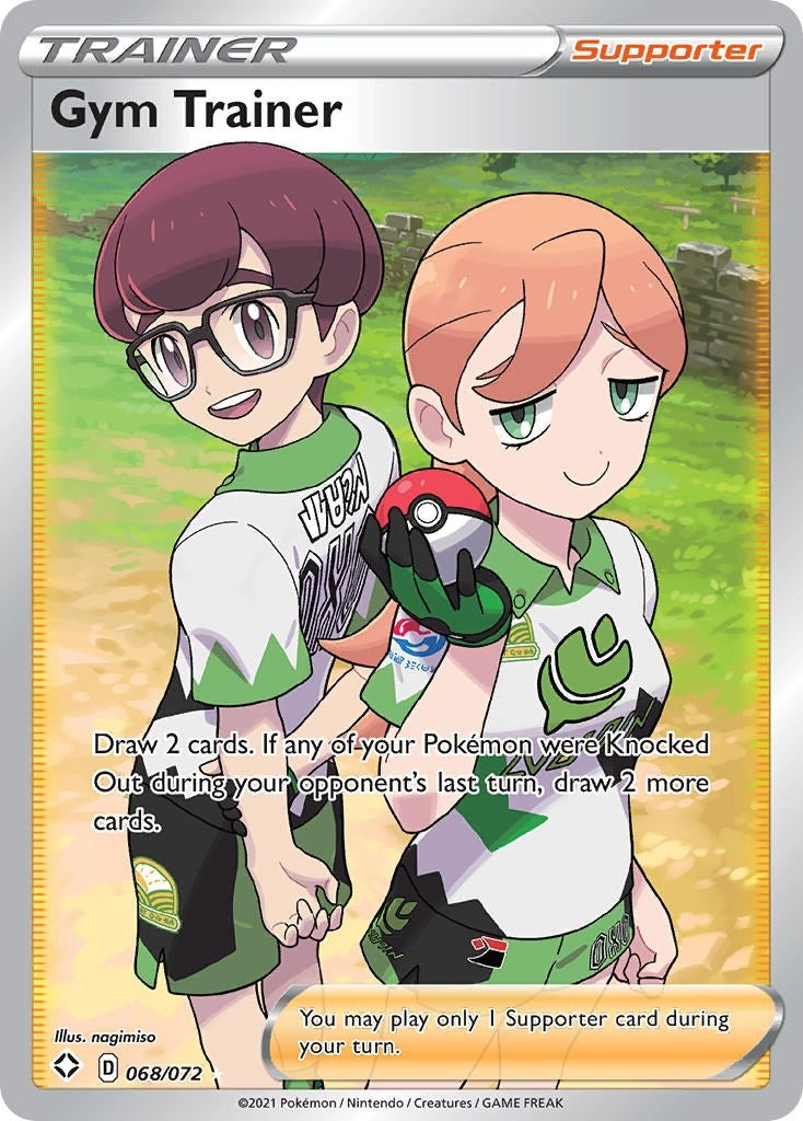 Gym Trainer Full Art (068/072) [SHF]