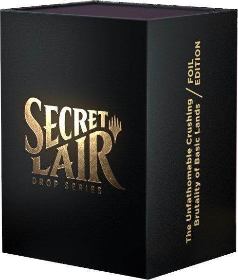 Secret Lair Drop The Unfathomable Crushing Brutality of Basic Lands Traditional Foil Edition [SLD]