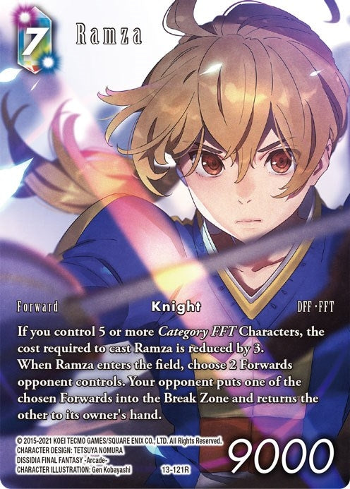 Ramza Full Art (13-121R) [OP13]