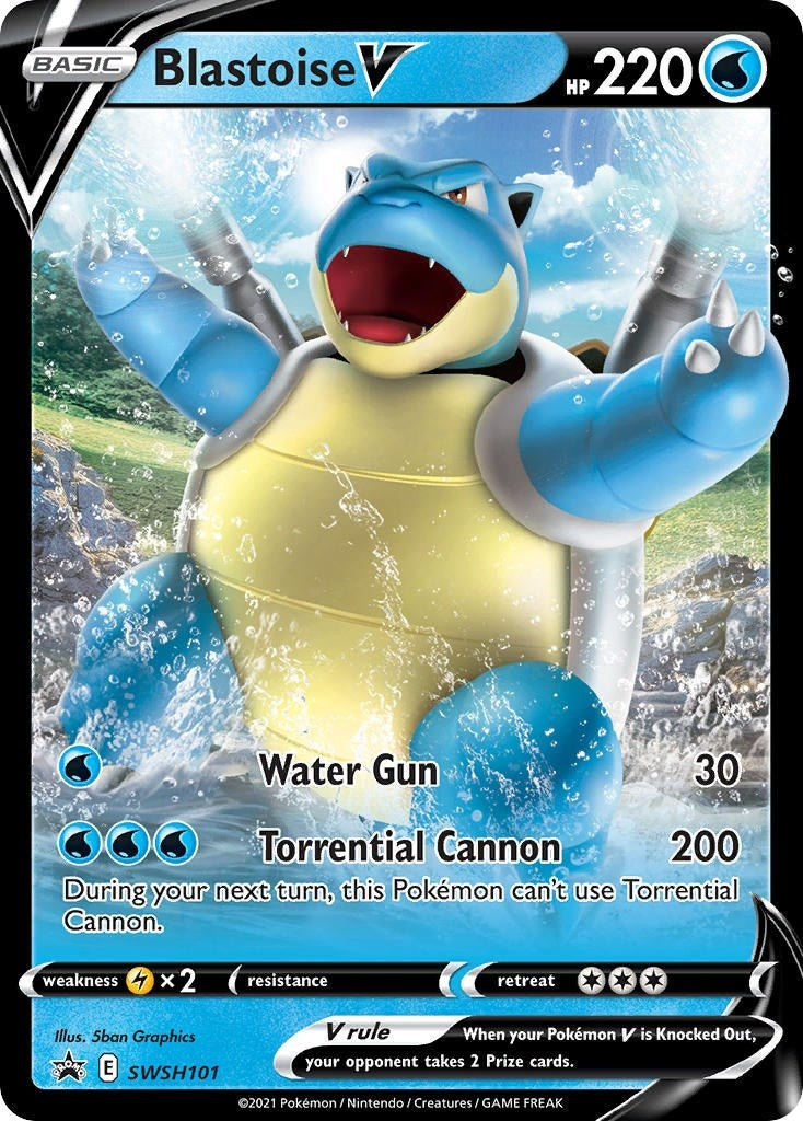 Blastoise V SWSH101 (SWSH101) [SWSD]