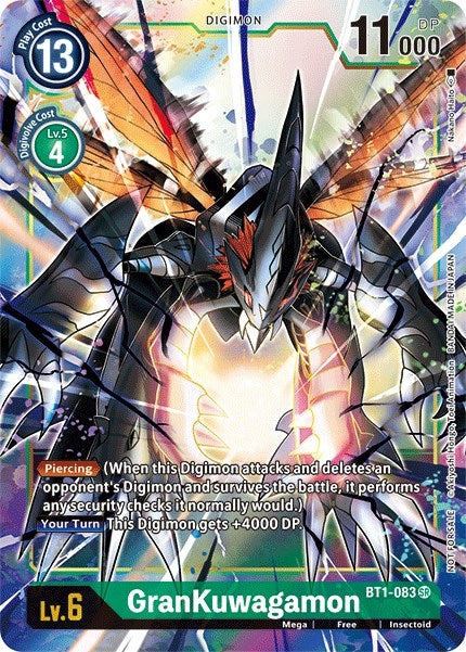 Image for GranKuwagamon - BT1-083 (Dash Pack Ver. 1.5) [Release Special Booster]