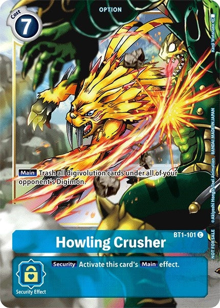 Image for Howling Crusher - BT1-101 (Dash Pack Ver. 1.5) [Release Special Booster]