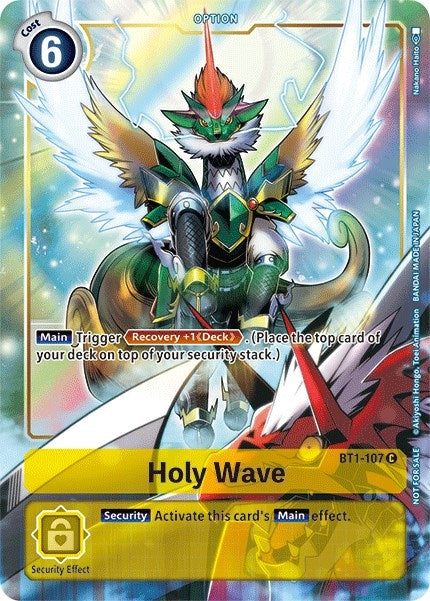 Image for Holy Wave - BT1-107 (Dash Pack Ver. 1.5) [Release Special Booster]