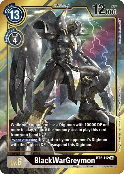 Image for BlackWarGreymon (Alternate Art) [Release Special Booster]