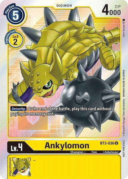 Image for Ankylomon (Box Topper) [Release Special Booster]
