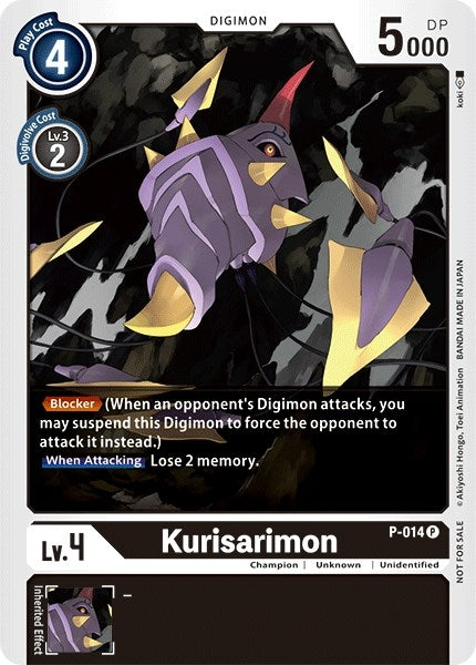 Image for Kurisarimon - P-014 [Digimon Promotion Cards]