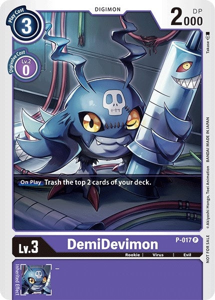 Image for DemiDevimon - P-017 [Digimon Promotion Cards]