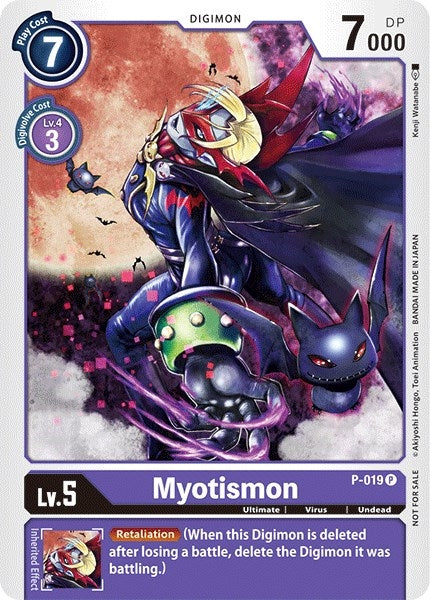 Image for Myotismon - P-019 [Digimon Promotion Cards]