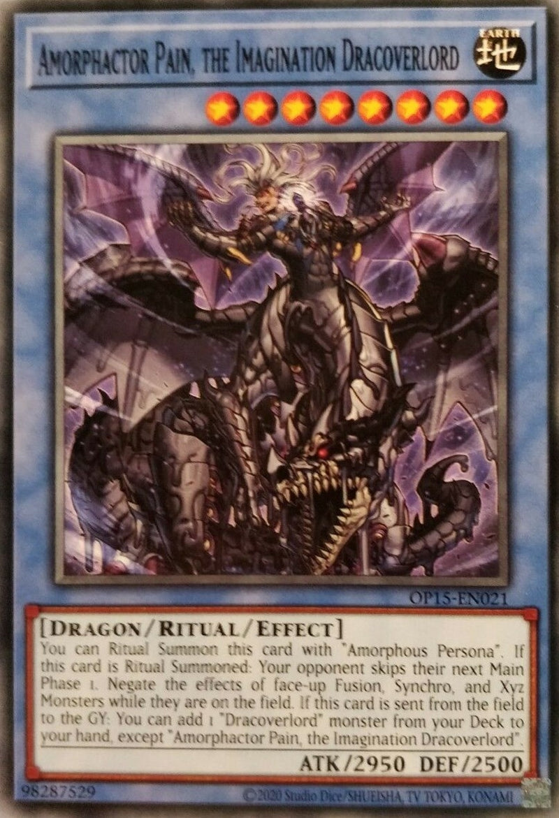 Amorphactor Pain the Imagination Dracoverlord (OP15-EN021) [OP15]