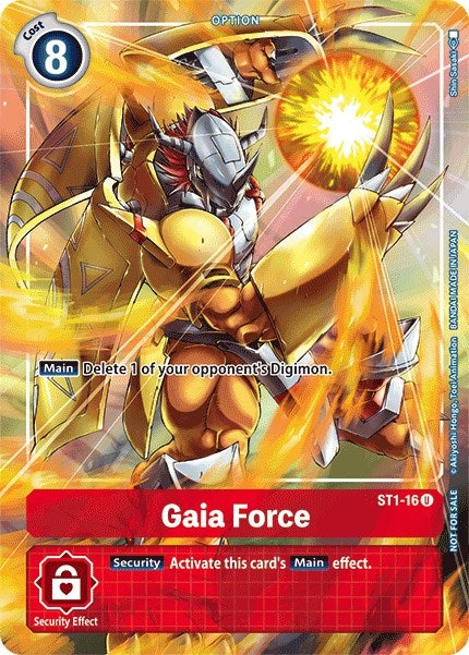 Image for Gaia Force - ST1-16 (Tamer's Evolution Box) [Starter Deck 01: Gaia Red]