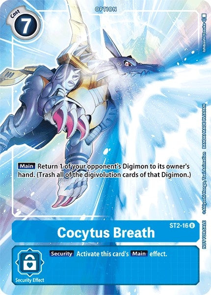 Image for Cocytus Breath - ST2-16 (Tamer's Evolution Box) [Starter Deck 02: Cocytus Blue]