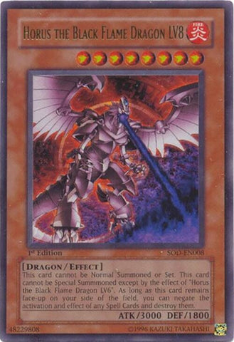 Horus the Black Flame Dragon LV8 (SOD-EN008)