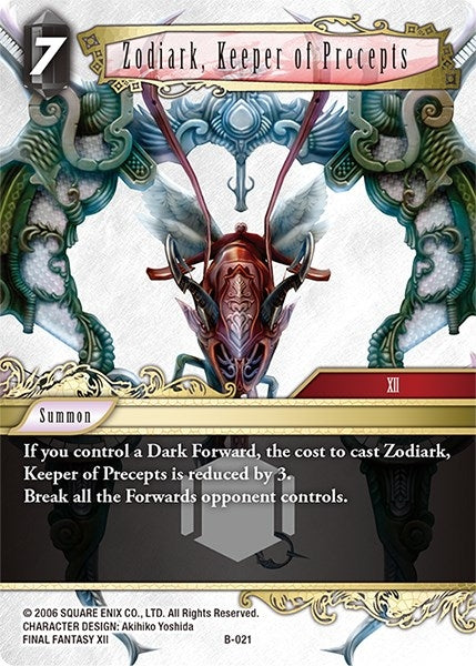Zodiark Keeper of Precepts (B-021) [BDC]