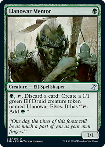 Llanowar Mentor [Time Spiral Remastered]