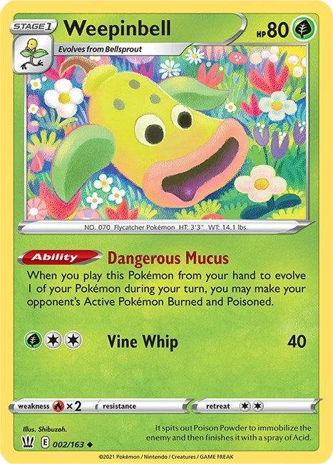 Weepinbell (002/163) [SWSH05]