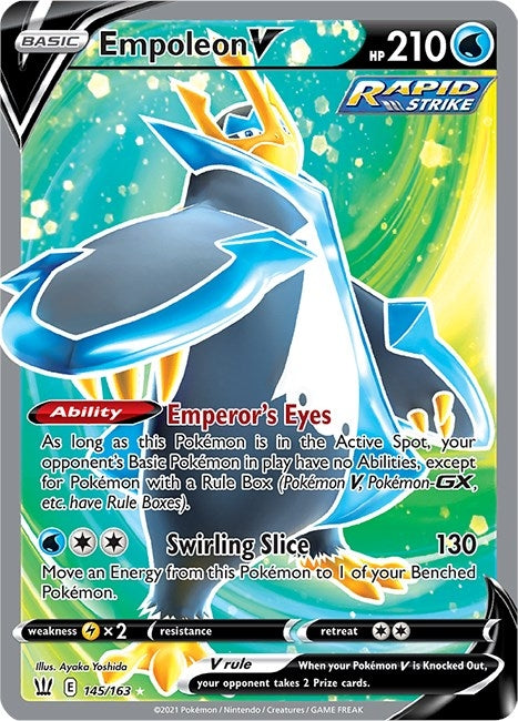 Empoleon V Full Art (145/163) [SWSH05]