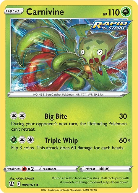Carnivine (009/163) [SWSH05]