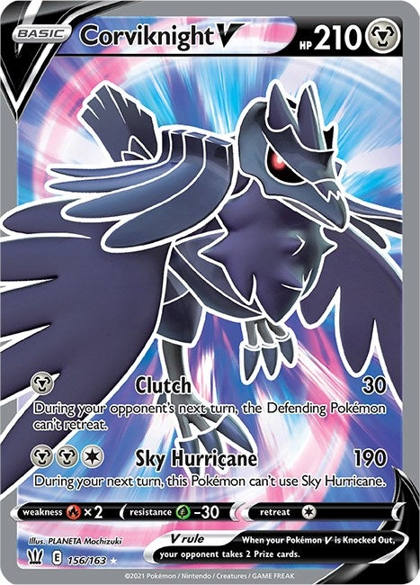 Corviknight V Full Art (156/163) [SWSH05]