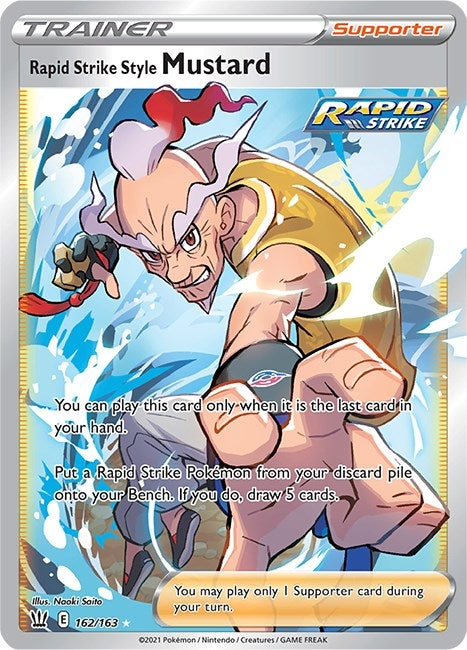 Rapid Strike Style Mustard Full Art (162/163) [SWSH05]