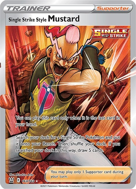 Single Strike Style Mustard Full Art (163/163) [SWSH05]
