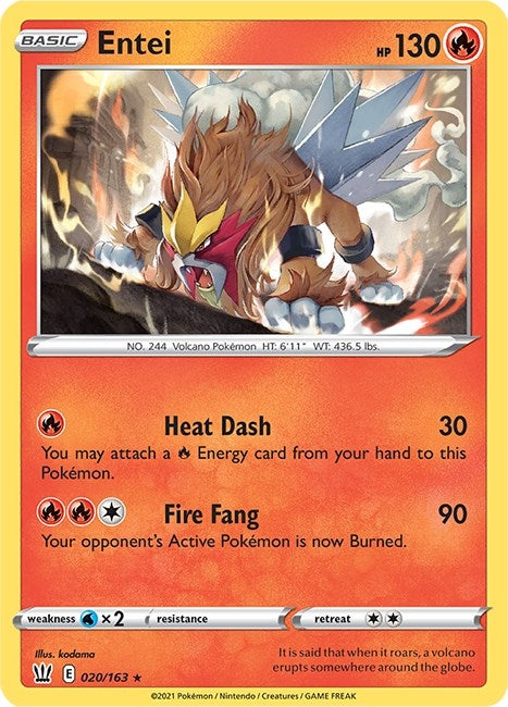 Entei (020/163) [SWSH05]