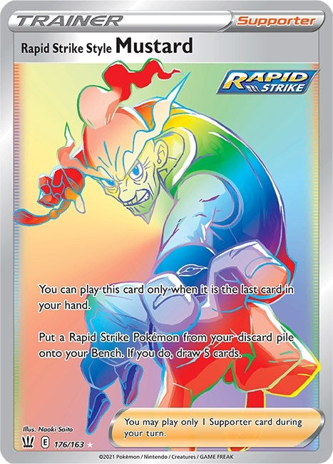 Rapid Strike Style Mustard Secret (176/163) [SWSH05]