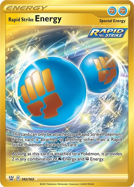Rapid Strike Energy Secret (182/163) [SWSH05]
