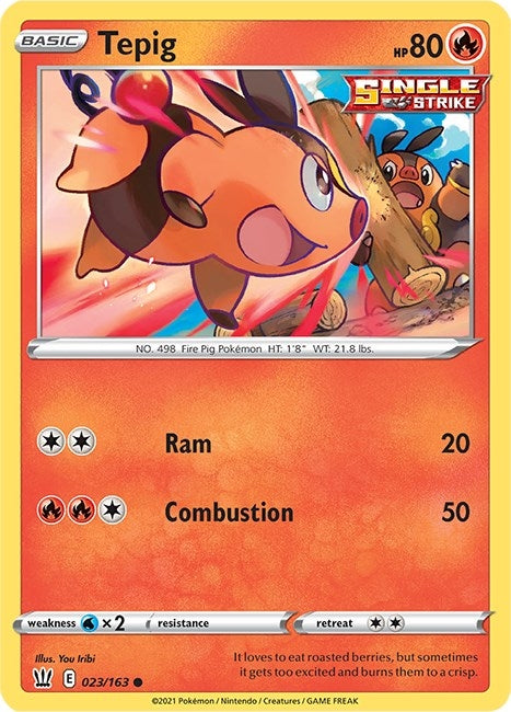 Tepig (023/163) [SWSH05]