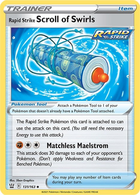 Rapid Strike Scroll of Swirls (131/163) [SWSH05]