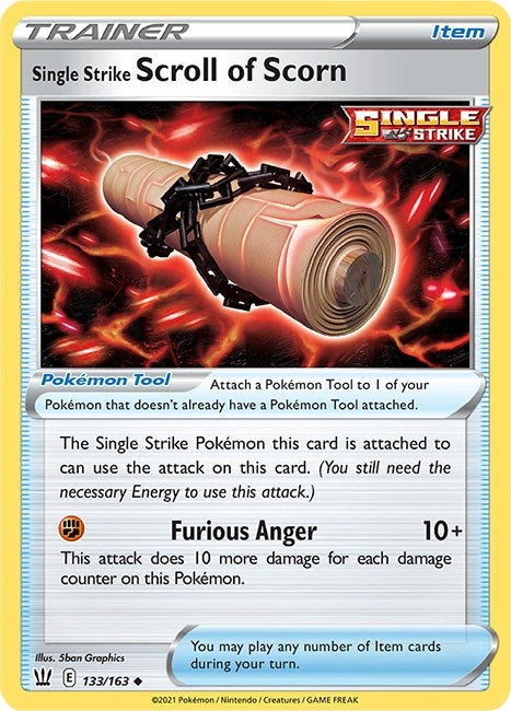 Single Strike Scroll of Scorn (133/163) [SWSH05]